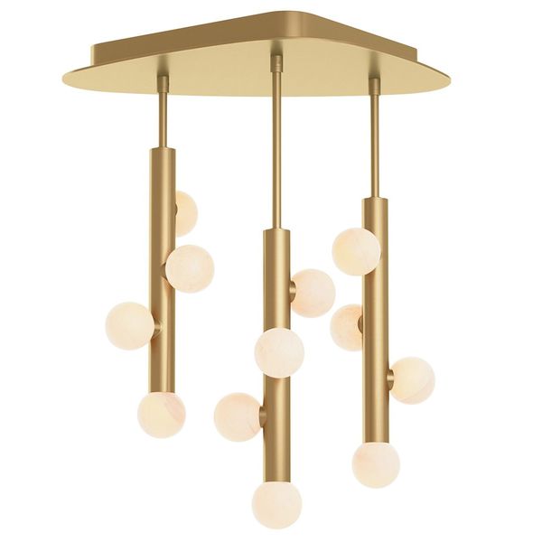 Lustre Rhoads, Laiton Naturel