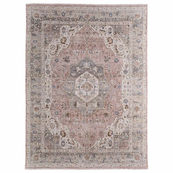 Tapis Fontana 69H1F Feizy, Ivoire/Multicolore