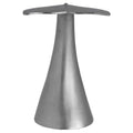 Table d'Appoint Queue de Baleine, Nickel Ancien