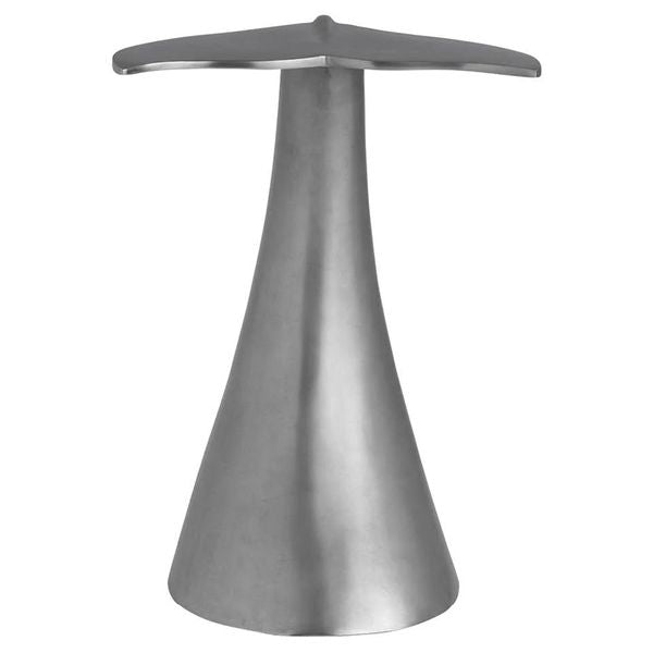 Table d'Appoint Queue de Baleine, Nickel Ancien