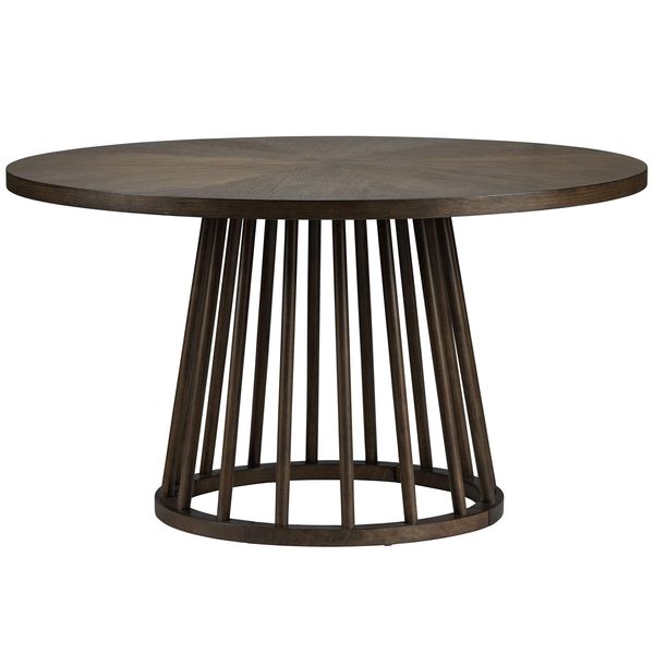 Table ¨¤ manger ronde Brunswick, Marron