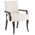 Fauteuil ¨¤ Accoudoirs Arcata, Sable Blanc Crois¨¦, Lot de 2