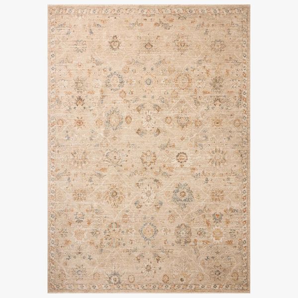 Tapis Palma PLM-11 Chris Loves Julia ¡Á Loloi, Naturel/Multicolore