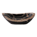 Bol ovale bois p¨¦trifi¨¦, Multicolore