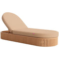 Chaise longue Sakina, Marron