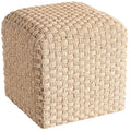 Pouf Tiss¨¦ Birchaven, Abaca