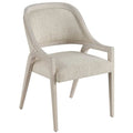 Chaise d'Appoint Avaline, Lin Monique / Ch¨ºne Blanc