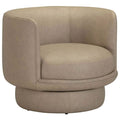 Fauteuil Pivotant Cuir Deke, Caribou Fronti¨¨re
